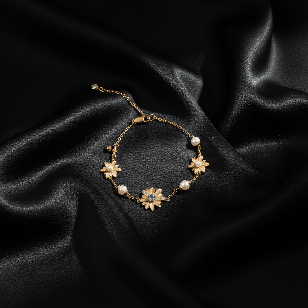 Introducing the Daisy Pearl Charm Bracelet — Spring's Sweetest New Arrival - Anniro