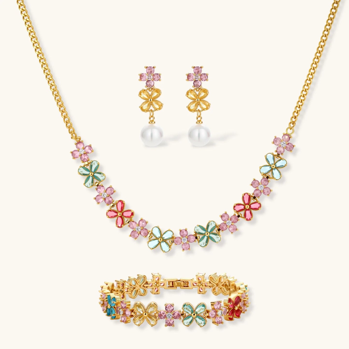 Garden Bloom Jewelry Set | Anniro