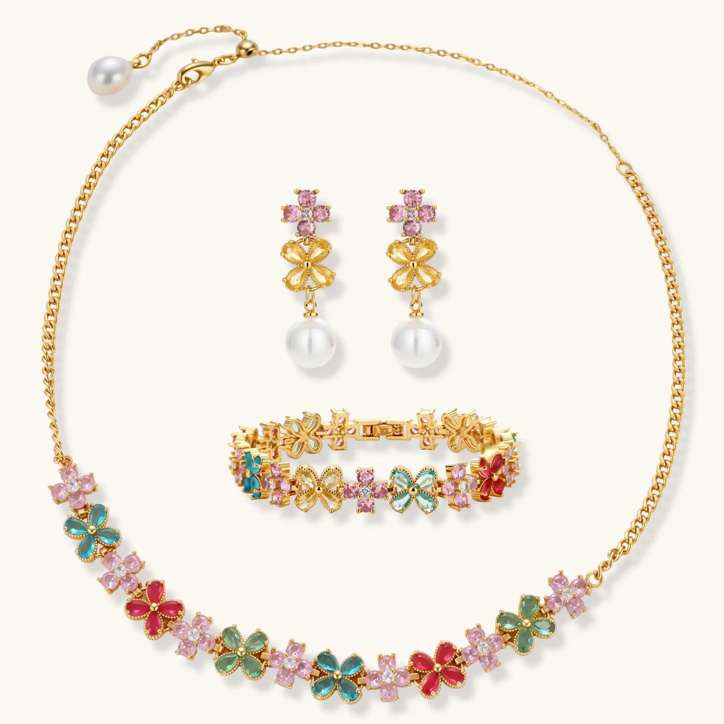 Garden Bloom Jewelry Set | Anniro