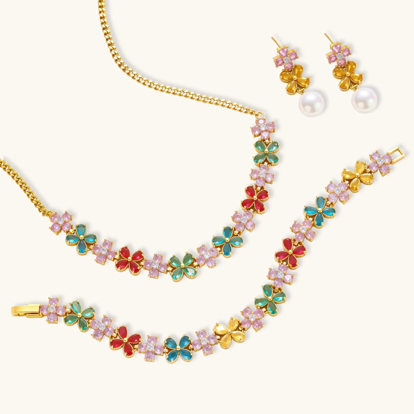 Garden Bloom Jewelry Set | Anniro