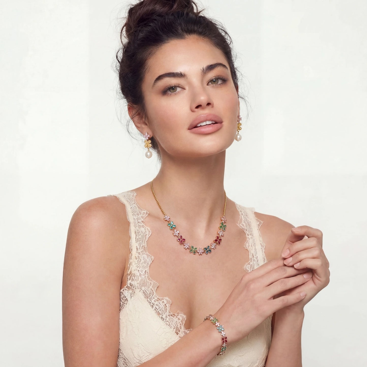 Garden Bloom Jewelry Set | Anniro