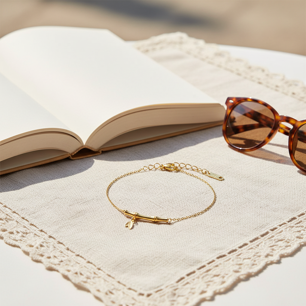 Bamboo Charm Bracelet | Anniro