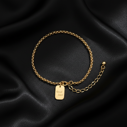 Good Luck Bracelet - Black Silk